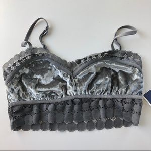 Gray bralette